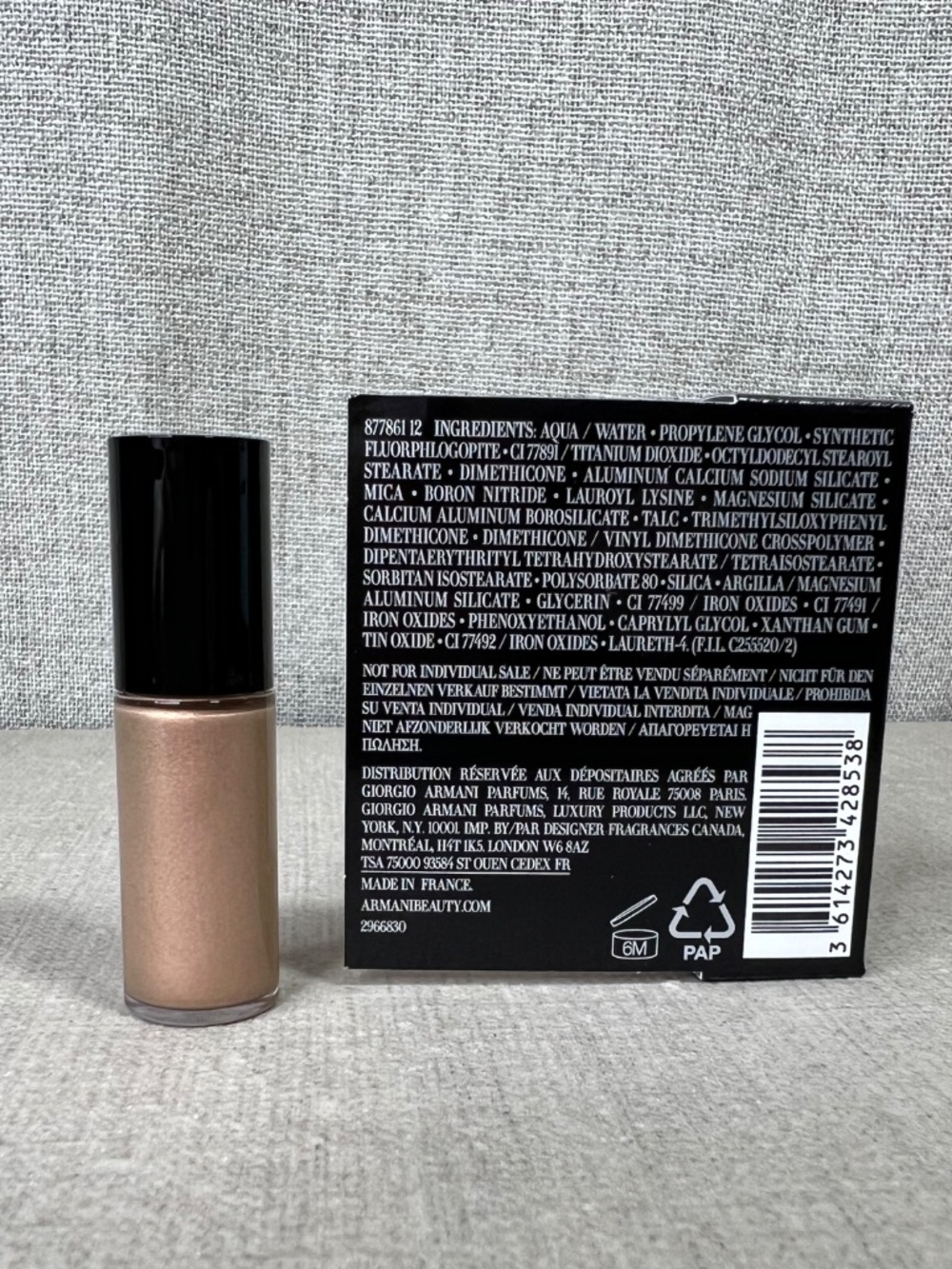 ❤️ Armani Beauty Eye Tint Long-Lasting Liquid Eyeshadow mini - Picture 5 of 9